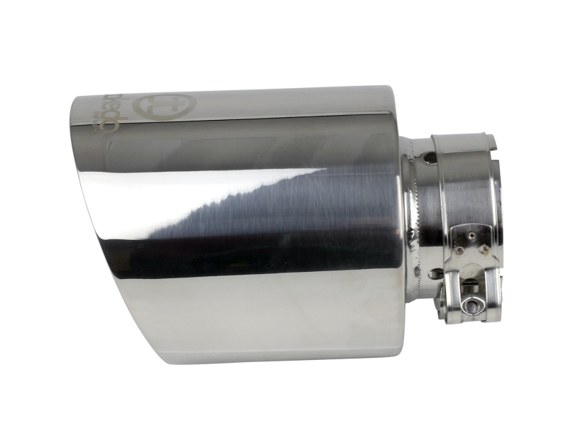 aFe Takeda Universal Exhaust Tip 2-1/2 IN Inlet x 4-1/2 IN Outlet x 7 IN L- Polished - Image 2
