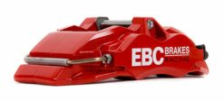 Alternative view of EBC Racing 13-16 BMW M235i (F22)/F23) Red Apollo-6 Front Left Caliper