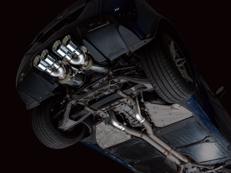 AWE Tuning C6 Chevrolet Corvette Z06/ZR1 Track Edition Axle-Back Exhaust w/ Chrome Silver Tips - Image 8