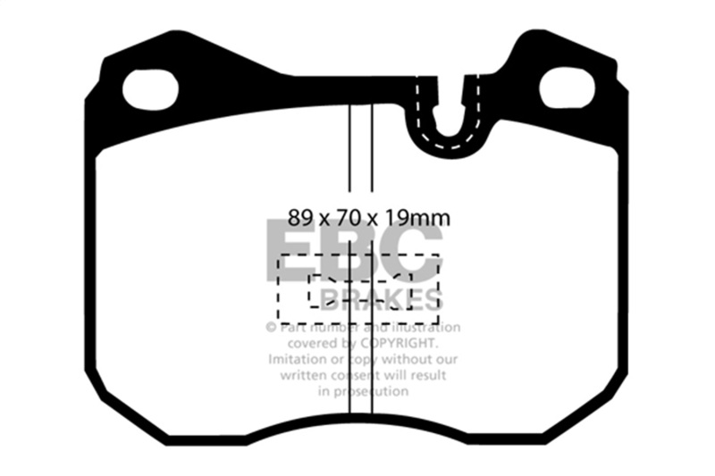 EBC 79-88 Porsche 924 2.0T Bluestuff Front Brake Pads - Image 4