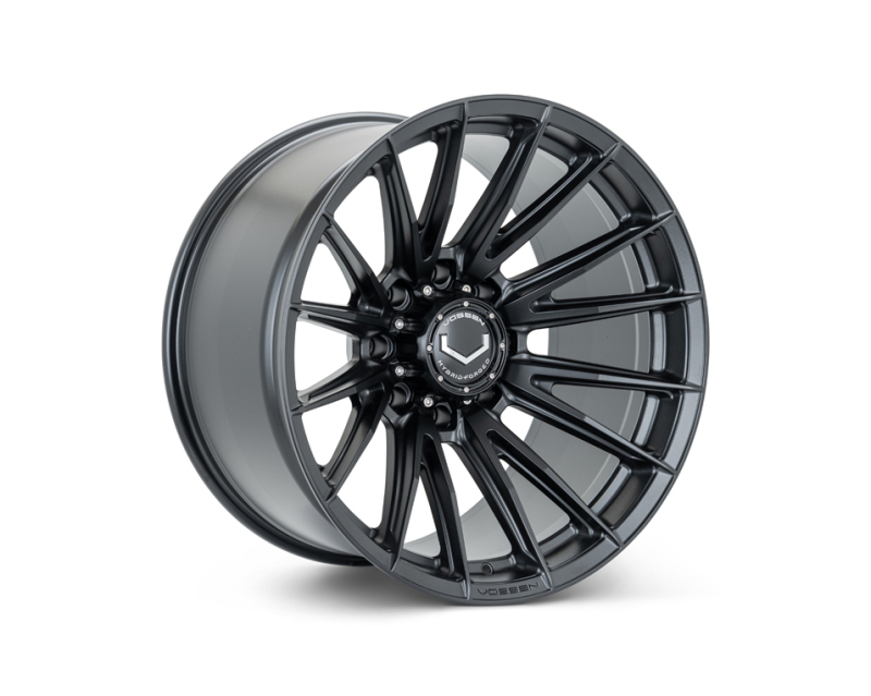 Vossen HFX-2 22x12 - 8x165.1 - ET44 - Ultra Deep Face - 125.1 - Satin Black Wheel