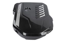 Dinan 19-26 BMW B58D (G01/G02/G20/G22/G23/G26/G42) Gloss Carbon Fiber Engine Cover w/Matte Accents - Image 7