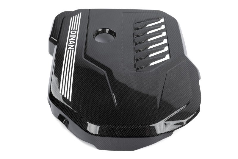 Dinan 19-26 BMW B58D (G01/G02/G20/G22/G23/G26/G42) Gloss Carbon Fiber Engine Cover w/Matte Accents - Image 7