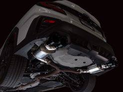 AWE Tuning 22-25 Subaru VB WRX Touring Edition Axle-Back Exhaust - Diamond Black Tips - Image 9