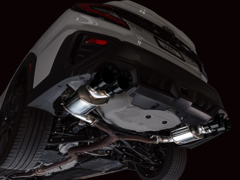 AWE Tuning 22-25 Subaru VB WRX Touring Edition Axle-Back Exhaust - Diamond Black Tips - Image 9