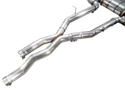 Alternative view of AWE Tuning BMW F97 X3 M Non-Resonated Performance Mid Pipe
