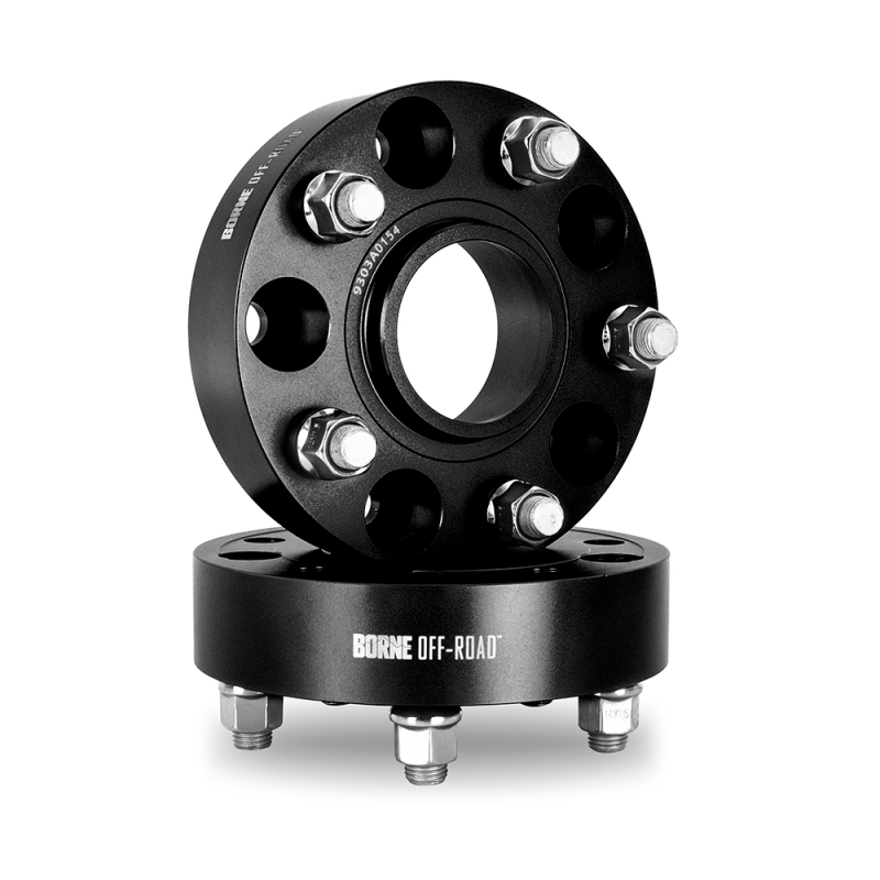 Mishimoto Borne Off-Road Wheel Spacers - 5x127 - 71.6 - 45mm - M14 - Black - Image 5