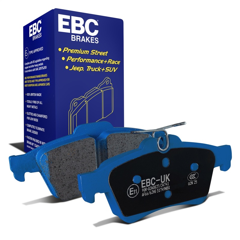 EBC 08-10 Chevrolet Cobalt 2.0L Turbo (Ss) Bluestuff Rear Brake Pads - Image 3