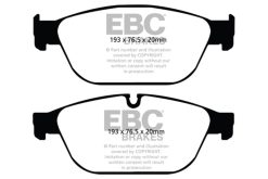 Alternative view of EBC 11-12 Audi A8 Quattro 3.0 Supercharged Yellowstuff Front Brake Pads