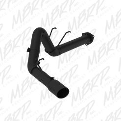 MBRP 17-19 Ford F-250/350/450 6.7L 4in Filter Back Single Tip Black Coated Exhaust - Image 3
