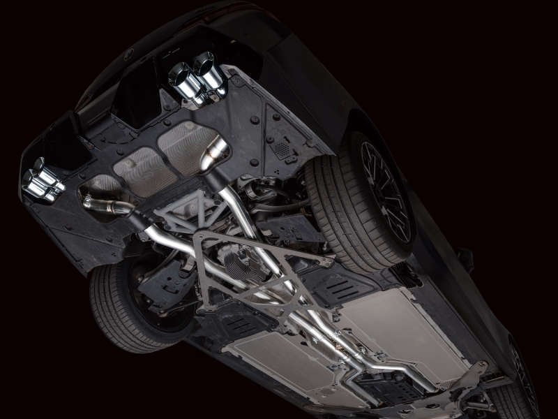 AWE Tuning BMW G90/G99 M5 Track Edition Cat-Back Exhaust - Chrome Silver Tips - Image 20