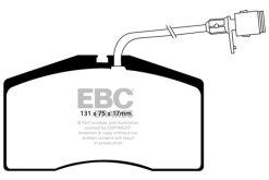 Alternative view of EBC 01-03 Audi S8 4.2 Yellowstuff Front Brake Pads