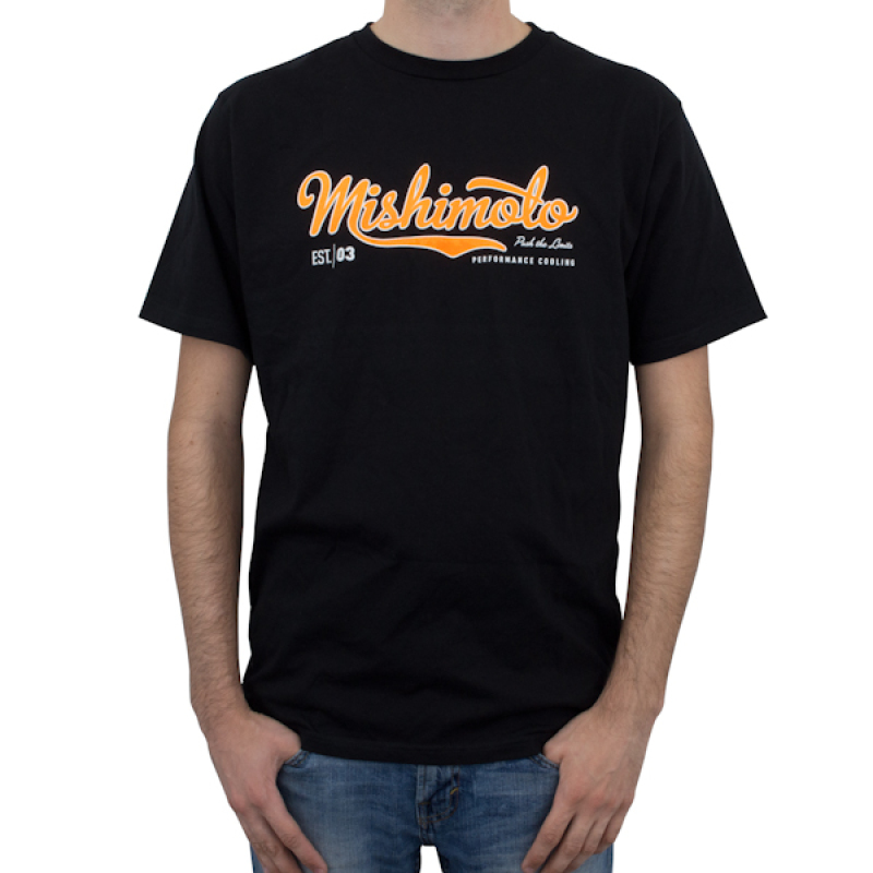Mishimoto Mens Athletic Script Black T-Shirt - Small - Image 2