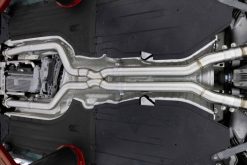 Alternative view of Dinan 24-26 BMW X5 M LCI/X6 M LCI (F95/F96) High Flow X-Pipe Exhaust - 3.25in - Stainless Steel