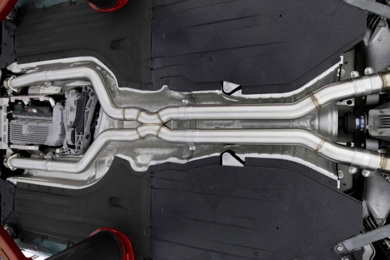 Dinan 24-26 BMW X5 M LCI/X6 M LCI (F95/F96) High Flow X-Pipe Exhaust - 3.25in - Stainless Steel - Image 2