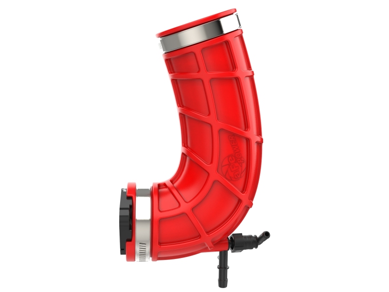 aFe Turbo Inlet Pipe (Use w/ PN 50-70119, 50-70127, & 50-70131) - Red - Image 3