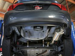 aFe 14-19 Toyota Corolla 1.8L Takeda 2.5in 304SS Axle-Back Exhaust w/ Black Tip - Image 6