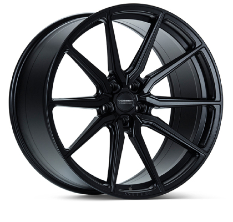 Vossen HF-3 22x11 / 5x127 / ET-6 / Super Deep / 71.5 - Satin Black Wheel
