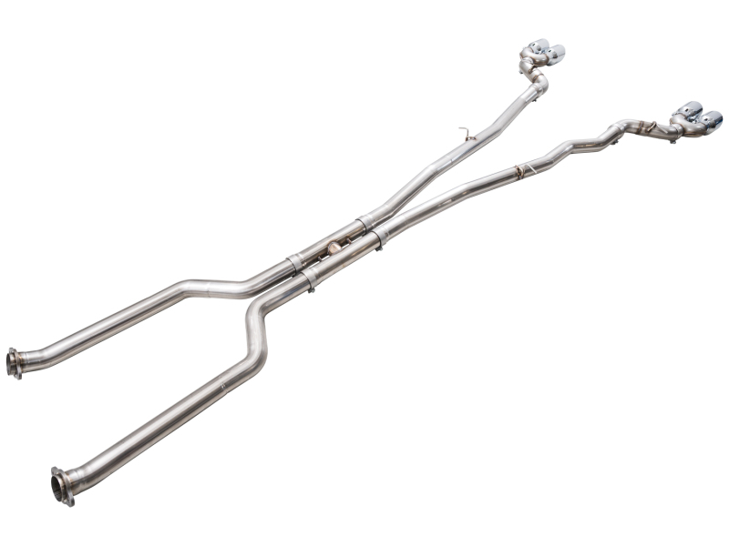 AWE Tuning BMW G90/G99 M5 Track Edition Cat-Back Exhaust - Chrome Silver Tips - Image 12