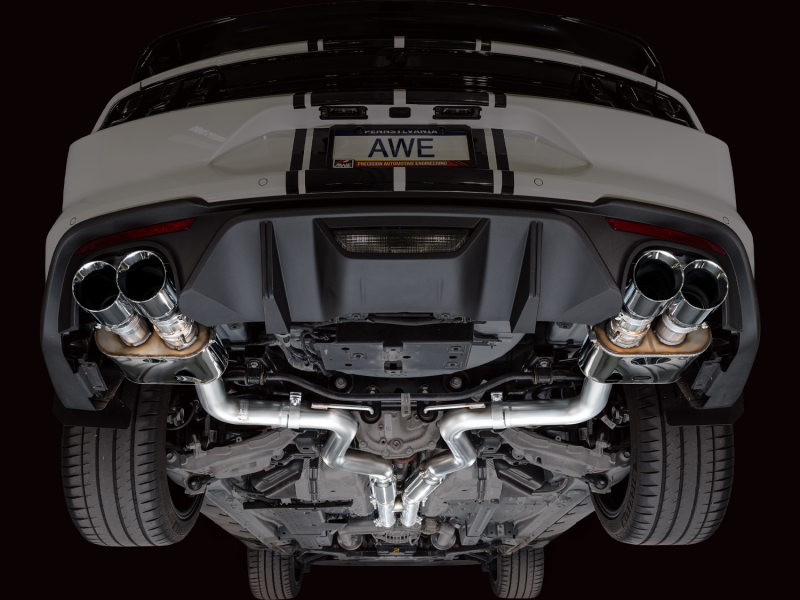 AWE Tuning 18-23 S550 Mustang GT SwitchPath Exhaust - Chrome Silver Tips - Image 14