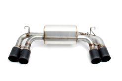 Alternative view of Dinan 16-18 BMW M2 (F87) Free Flow Axleback Exhaust System - Black Tips