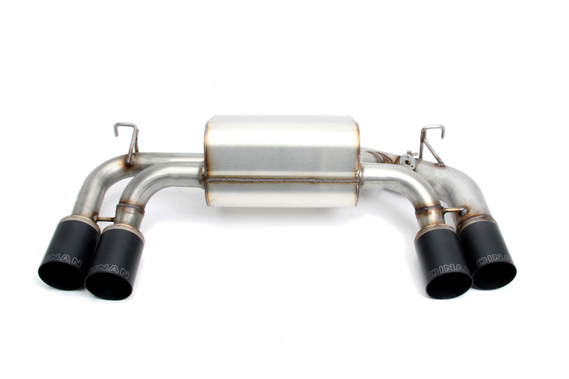Dinan 16-18 BMW M2 (F87) Free Flow Axleback Exhaust System - Black Tips - Image 2