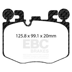 EBC 22-24 Toyota GR Supra RP-X Race Front Brake Pads - Image 4