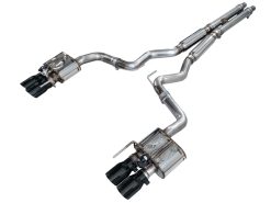 AWE Tuning 18-23 S550 Mustang GT SwitchPath Exhaust - Diamond Black Tips