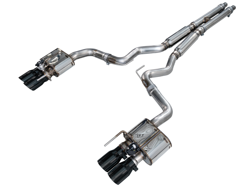 AWE Tuning 18-23 S550 Mustang GT SwitchPath Exhaust - Diamond Black Tips