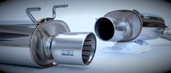 HKS 89-94 Nissan Skyline GT-R E-BNR32 RB26DETT URBAN MATTE Edition Super Turbo Muffler - Image 6