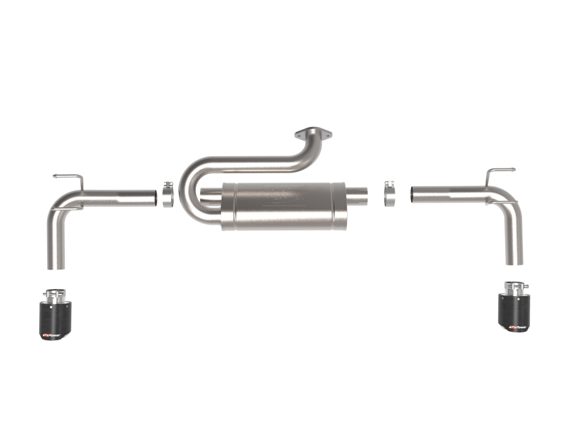 aFe 2023+ Mazda CX-50 Takeda 2.5in 304 SS Axle-Back Exhaust System w/ Carbon Fiber Tips - Image 4