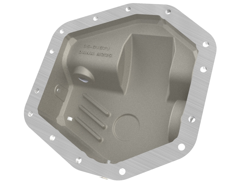 aFe POWER Street Series Front Diff Cover Raw w/ Machined Fins Ford F-250/350 23-26(Dana M235) - Image 6