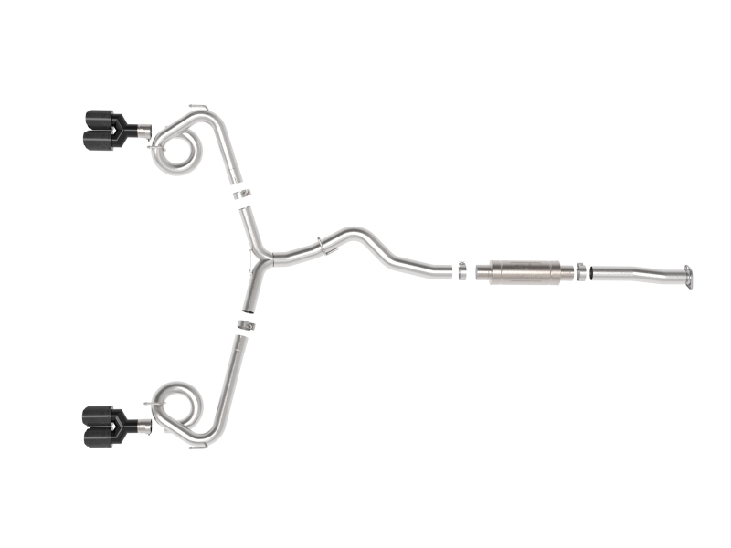 aFe Subaru WRX/STi 15-21 H4-2.0/2.5L Takeda 3in to 2-1/2in Stainless Cat-Back Exhaust Crbn Fiber Tip - Image 3
