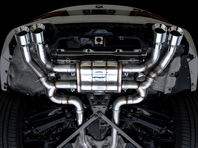 AWE Tuning 20-25 BMW X3 M/M Comp (F97) AWD SwitchPath Axle-Back Exhaust - Chrome Silver Tips - Image 10