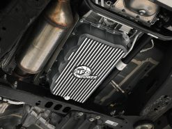aFe 20-26 GM Trucks L6 3.0L Transmission Pan - Black w/ Machined Fins - Image 8