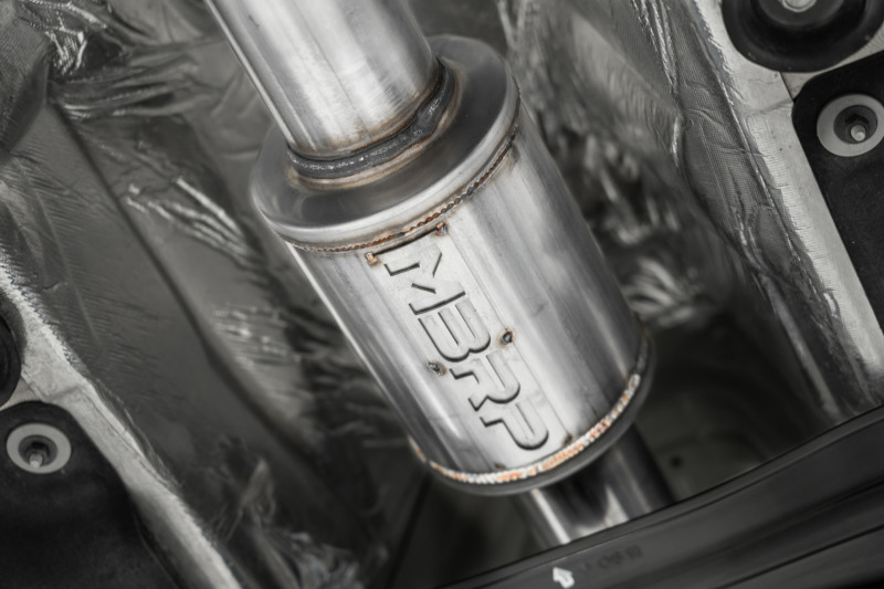 MBRP 22-23 Hyundai Kona N 2.0L Turbo 3in Cat Back Dual Rear with Carbon Fiber Tips - T304 - Image 2
