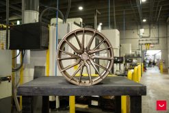 Vossen HF4T - 20x10.5 - ET42 - 5x120 - 64.1 - DEEP - SBZ - Satin Bronze Wheel - Right
