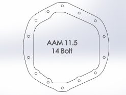 aFe Power Front/Rear Diff Cover Kit w/ Oil 01-10 GM Diesel Trucks V8 (AAM 9.25 & AAM 11.5-14) - Image 4