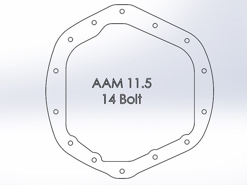 aFe Power Front/Rear Diff Cover Kit w/ Oil 01-10 GM Diesel Trucks V8 (AAM 9.25 & AAM 11.5-14) - Image 4