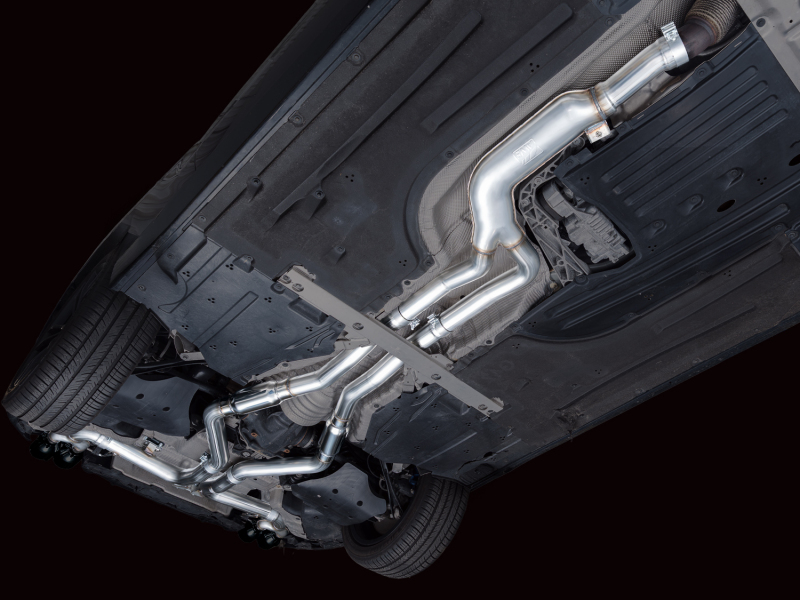 AWE Tuning 22-26 BMW M240i (G42) Track Edition Exhaust - Diamond Black Tips - Image 4