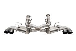 Corsa 20-26 Corvette C8 w/ Factory NPP Cat-Back 4.5in Pro-Series Tips - Black PVD
