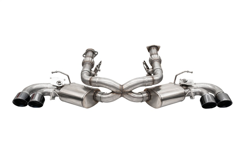 Corsa 20-26 Corvette C8 w/ Factory NPP Cat-Back 4.5in Pro-Series Tips - Black PVD
