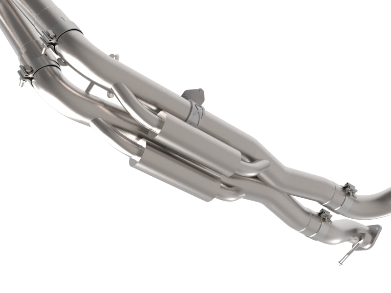 aFe 22-26 Ford Bronco V6 3.0L (tt) Vulcan Series 3in 304SS Cat-Back Exhaust System w/ Polished Tips - Image 2