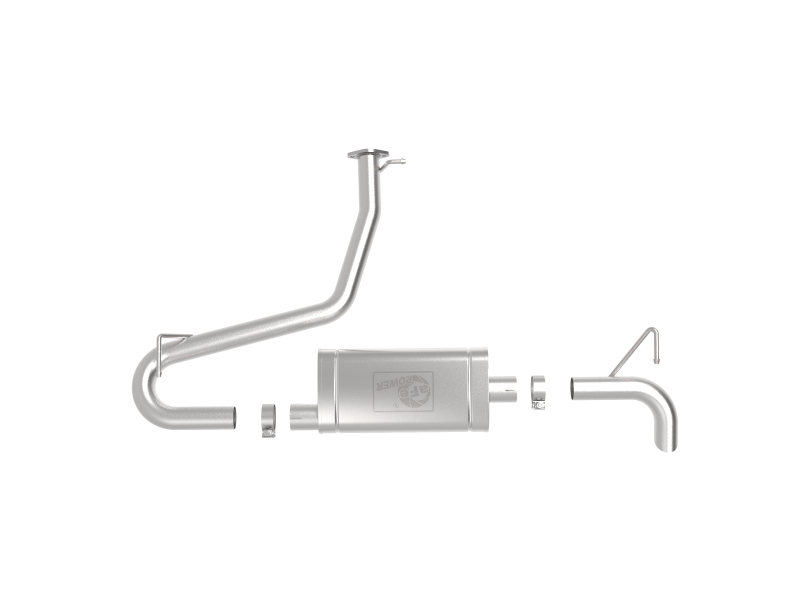 aFe Takeda 2-1/2in 304 SS Axle-Back Exhaust 18-21 Hyundai Kona L4 1.6L (t) - Image 2