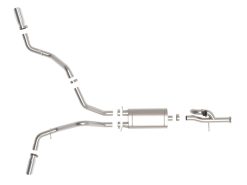 aFe Gemini XV Cat-Back Exhaust System GM Trucks 09-18 V6-4.3/V8-4.8/5.3L- Cut-Out Polished - Image 7