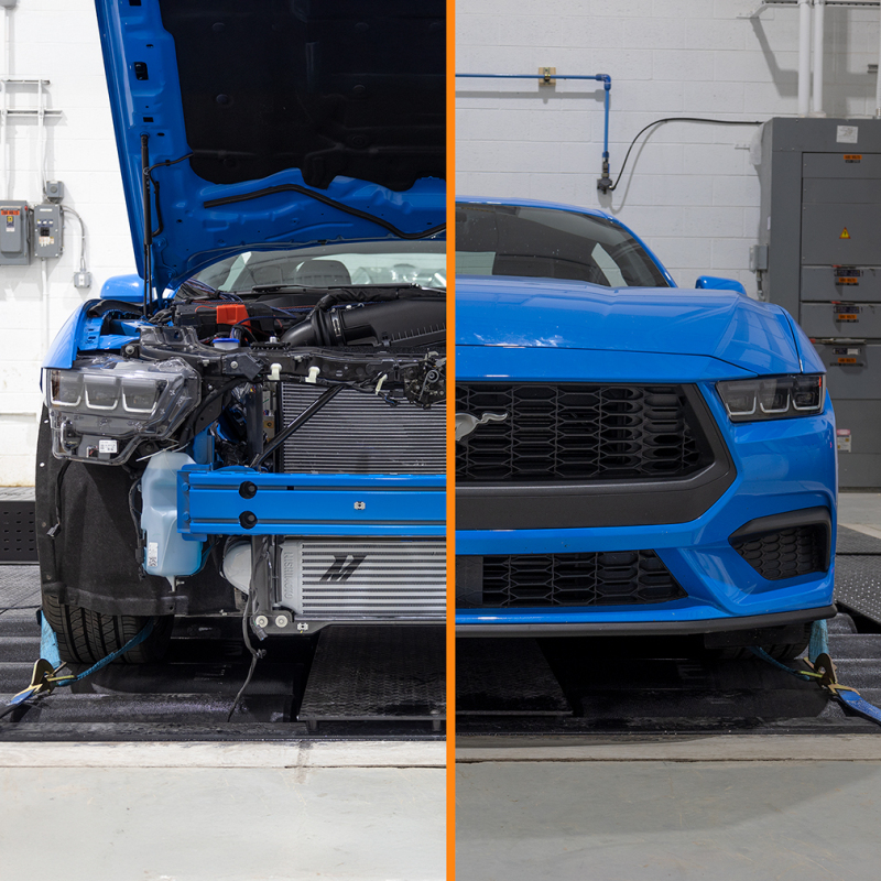 Mishimoto 2024+ Ford Mustang 2.3L EcoBoost Performance Intercooler Kit - Silver/Black - Image 9