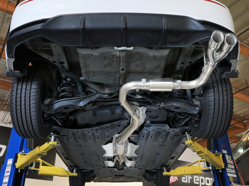aFe POWER Takeda 2.5in 304 SS Cat-Back Exhaust w/ Polished Tips 22-25 Honda Civic L4-2.0L - Image 6