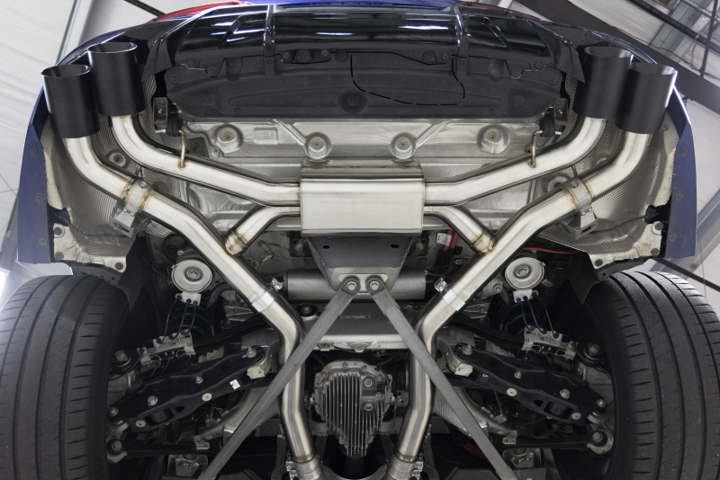 Dinan 20-26 BMW X5 M/X6 M (F95/F96) Valved Axleback Exhaust System - Black Tips - Image 4