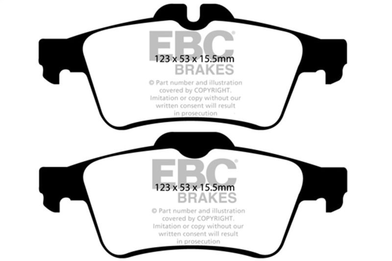 EBC 08-10 Chevrolet Cobalt 2.0L Turbo (Ss) Bluestuff Rear Brake Pads - Image 2