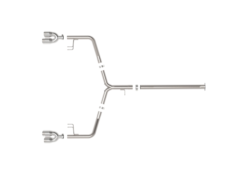 aFe Takeda 21-24 Kia K5 GT L4-2.5L (t) SS Axle-Back Exhaust System w/ Polished Tips - Image 2